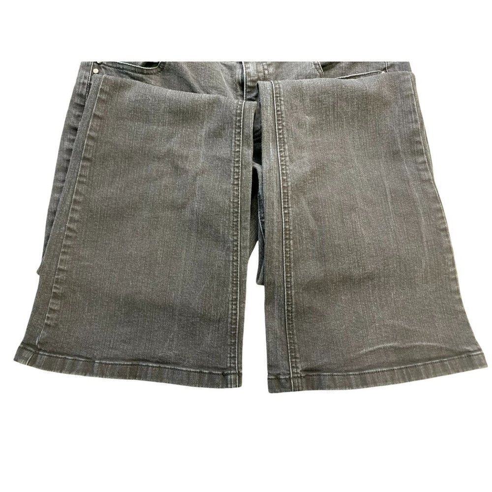 White House Black Market Women's Black Distressed Jeans - Picture 4 of 7